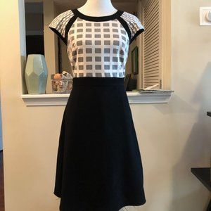 B/W Antonio Melani Fit & Flare Dress, Sz 12